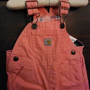 Carhartt Pink Baby Girl Overalls